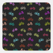 Kringlooppatroon Vierkante Sticker (Voorkant)