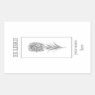  kringloopplaat voor wandbloemetjes rechthoekige sticker