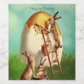 kringloopster wijn etiket (Enkel label)