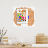 Kringlopen van Basal Ganglia Poster (Keuken)