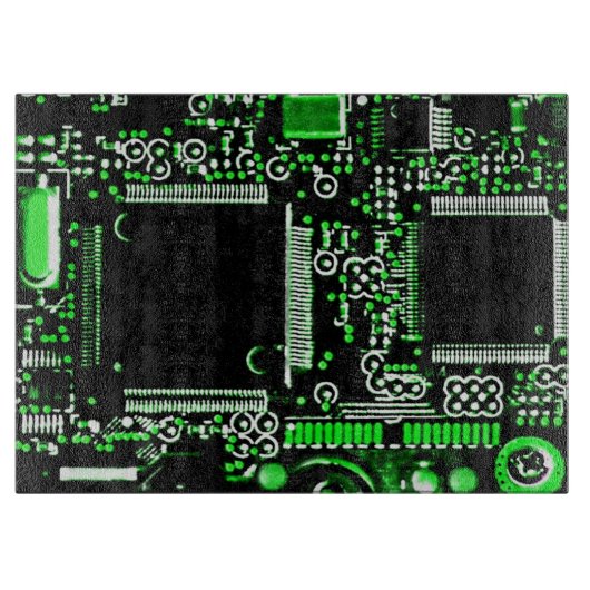 Kringplaat Groen 2-snijbord Snijplank (Voorkant)