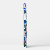 Kringprintplaat, computer, blauw, condensator, chi Case-Mate iPhone case (Achterkant / Rechts)