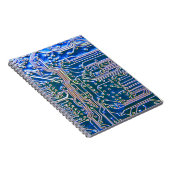 Kringprintplaat, computer, blauw, condensator, chi notitieboek (Rechterzijde)