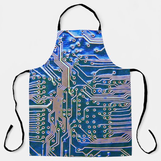 Kringprintplaat, computer, blauw, condensator, chi schort (Voorkant)