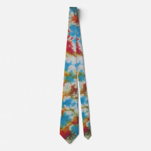 Krinkel Tie Dye Zijden Heren Das