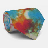Krinkel Tie Dye Zijden Heren Das (Opgerold)