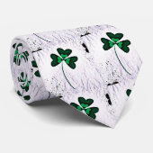 Krinkelen Shamrock Stropdas (Opgerold)