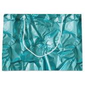 Krinkelpatroon van folie groot cadeauzakje (Voorkant)