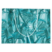 Krinkelpatroon van folie groot cadeauzakje (Achterkant)