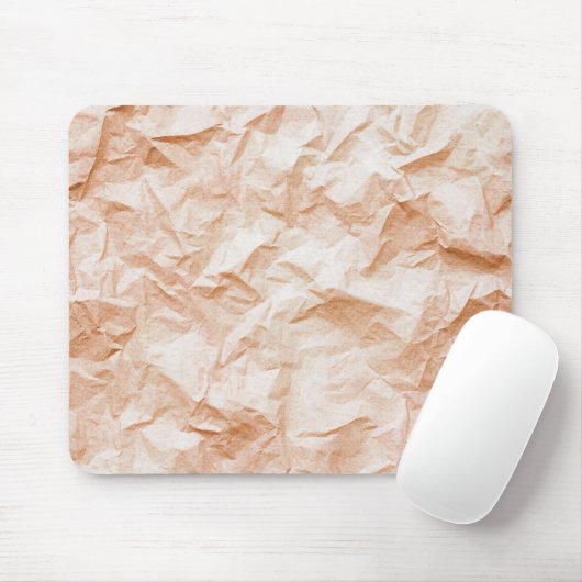 Krinkelroze Papier Muismat (Met muis)