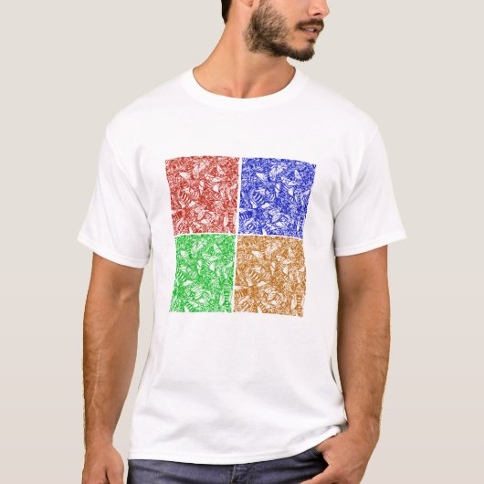 Krioelende Bij Kleur T-shirt (Voorkant)