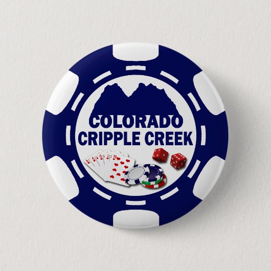 KRIPPELKOPER COLORADO POKER RONDE BUTTON 5,7 CM (Voorkant)
