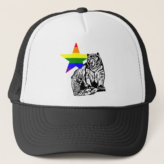 Kris Alan grizzly beer Rainbow Trucker Pet (Voorkant)