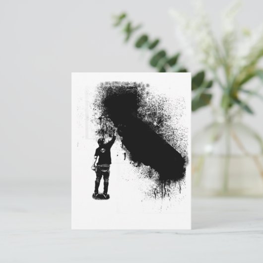 Kris Alan Tagger Briefkaart (Staand voorkant)