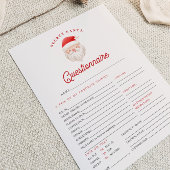 KRIS Kerst Geheim Santa Vragenlijst Kaart