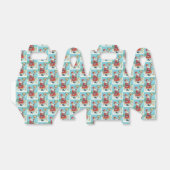 KRIS KRINGLE EN CARDINALS CHRISTMAS FAVOR GIFT BOX BEDANKDOOSJES (Uitgevouwen)