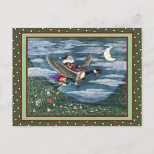 KRIS KRINGLE EN TOYS OP DE CANADIAANSE GOOSE CHRIS BRIEFKAART