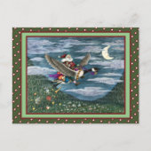 KRIS KRINGLE EN TOYS OP DE CANADIAANSE GOOSE CHRIS BRIEFKAART (Voorkant)