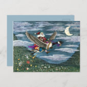 KRIS KRINGLE EN TOYS OP DE CANADIAANSE GOOSE CHRIS BRIEFKAART (Voorkant / Achterkant)