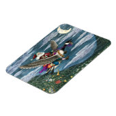 KRIS KRINGLE EN TOYS OP DE CANADIAANSE GOOSE CHRIS MAGNEET (Linkerzijde)