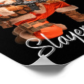 Kris Kringle Feestelijke Jacht Kerstman Camo Poster (Hoek)