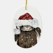 Kris Kringlypaws Keramisch Ornament (Voorkant)