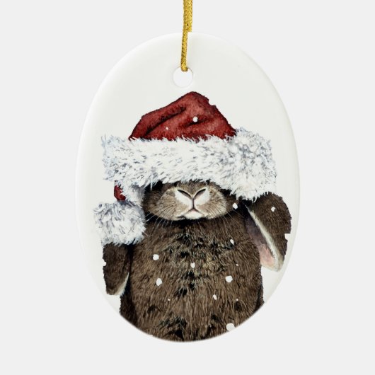 Kris Kringlypaws Keramisch Ornament (Voorkant)