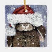 Kris Kringlypaws Keramisch Ornament (Voorkant)