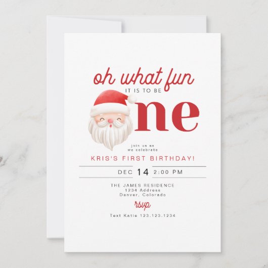 KRIS Oh wat leuk om één 1e verjaardag te zijn Kaart (Voorkant)