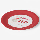 KRIS Oh wat leuk om een 1e verjaardag uitnodiging  Papieren Bordje (Gekanteld)