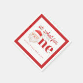 KRIS Oh wat leuk om een 1e verjaardag uitnodiging Servet (Hoek)