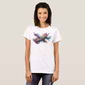 Kris Silver ABSTRACTE KUNST Statement T-shirt v2 (Voorkant volledig)