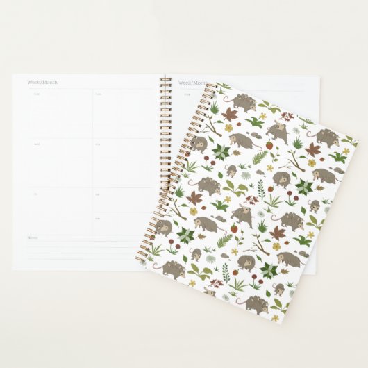 Kris witte Opossum Bos Botanisch Planner (Display)