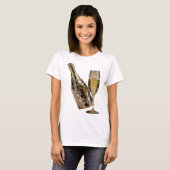 Kris zilver ABSTRACTE KUNST Abstract ontwerp T-shirt (Voorkant volledig)