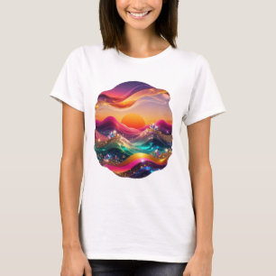 Kris zwart ZONSONDERGANG STRAND Citaat Shirt