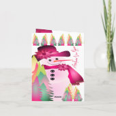 Krisamas Kee Badhaee Colorful Holiday Kaart (Achterkant)