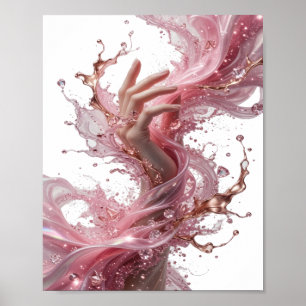 Krisgoud ABSTRACTE KUNST Artistiek Motief Poster