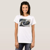 Krisgouden TREE SPIRAL Citaatshirt T-shirt (Voorkant volledig)