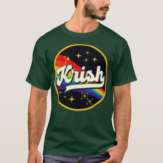 Krish regenboog in ruimte  stijl t-shirt