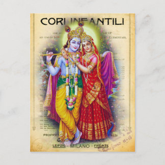 Krishna Briefkaart