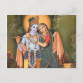 krishna briefkaart (Voorkant)