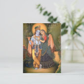 krishna briefkaart (Staand voorkant)