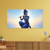 Krishna Canvas Afdruk (Insitu (Woonkamer))