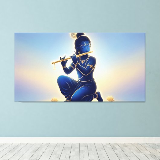 Krishna Canvas Afdruk (Insitu (Houten vloer))