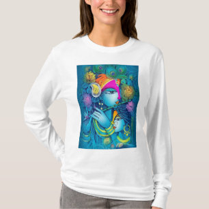 Krishna-design t-shirt laden