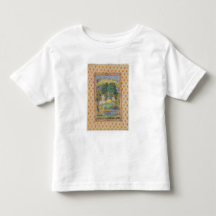Krishna en de Gopis (gouache op papier) Kinder Shirts