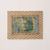 Krishna en de Gopis (gouache op papier) Legpuzzel (Horizontaal)