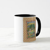 Krishna en de Gopis (gouache op papier) Mok (Voorkant rechts)