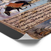 Krishna en de Pandavas water hun paarden met MEI Poster (Hoek)