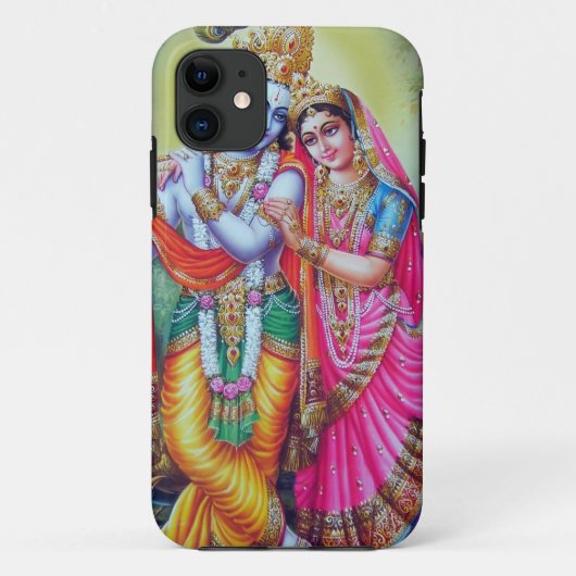 Krishna en Radha, Hoesje voor mobiele telefooncell (Achterkant)